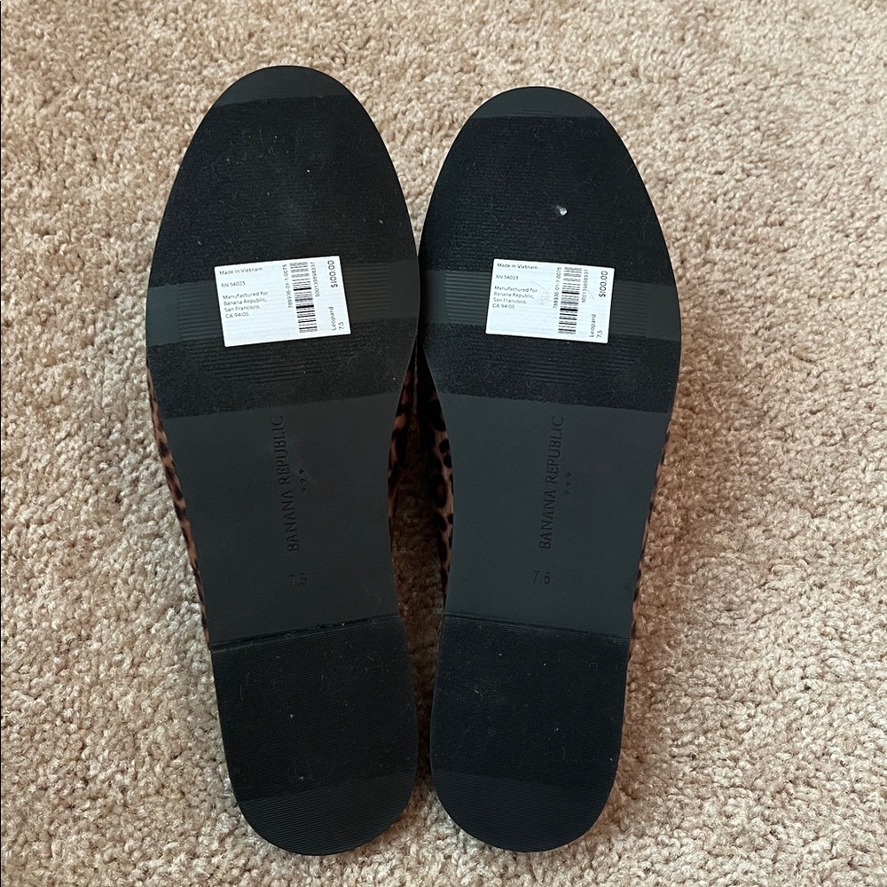 NWT Banana Republic Leopard Mules - Picture 8 of 9